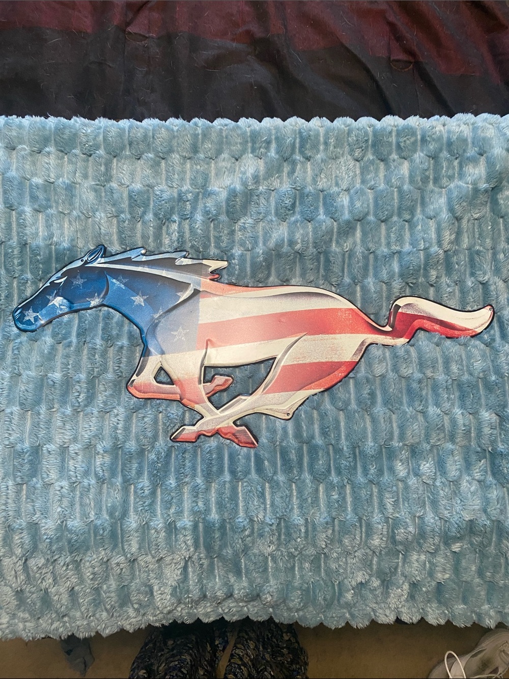Open Road Brands Ford Mustang Running Pony Metal Wall Decor